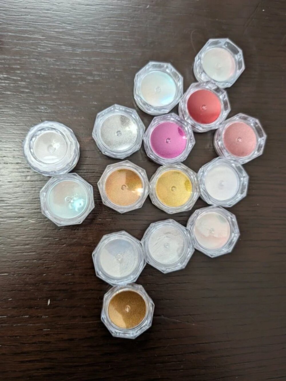 14 Chrome nail powder set
